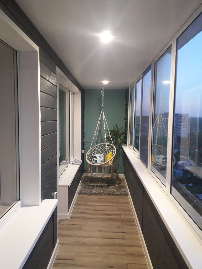 Дизайн пространства балкона и лоджии