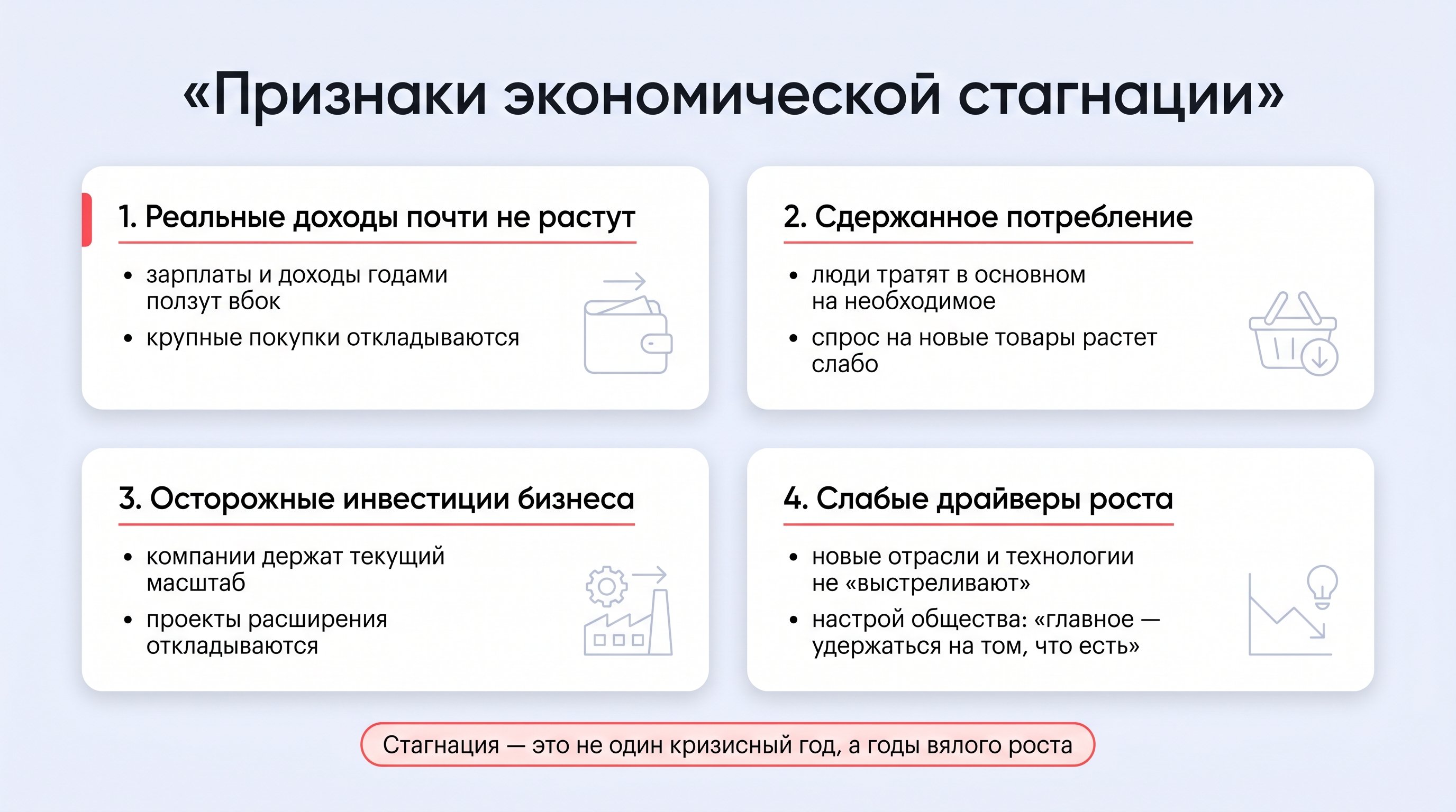 Вид сверху на условный «город рынка»: ряд одинаковых многоэтажек с вывесками разных компаний, между ними узкая улица, забитая однотипными рекламными щитами и флагами. На переднем