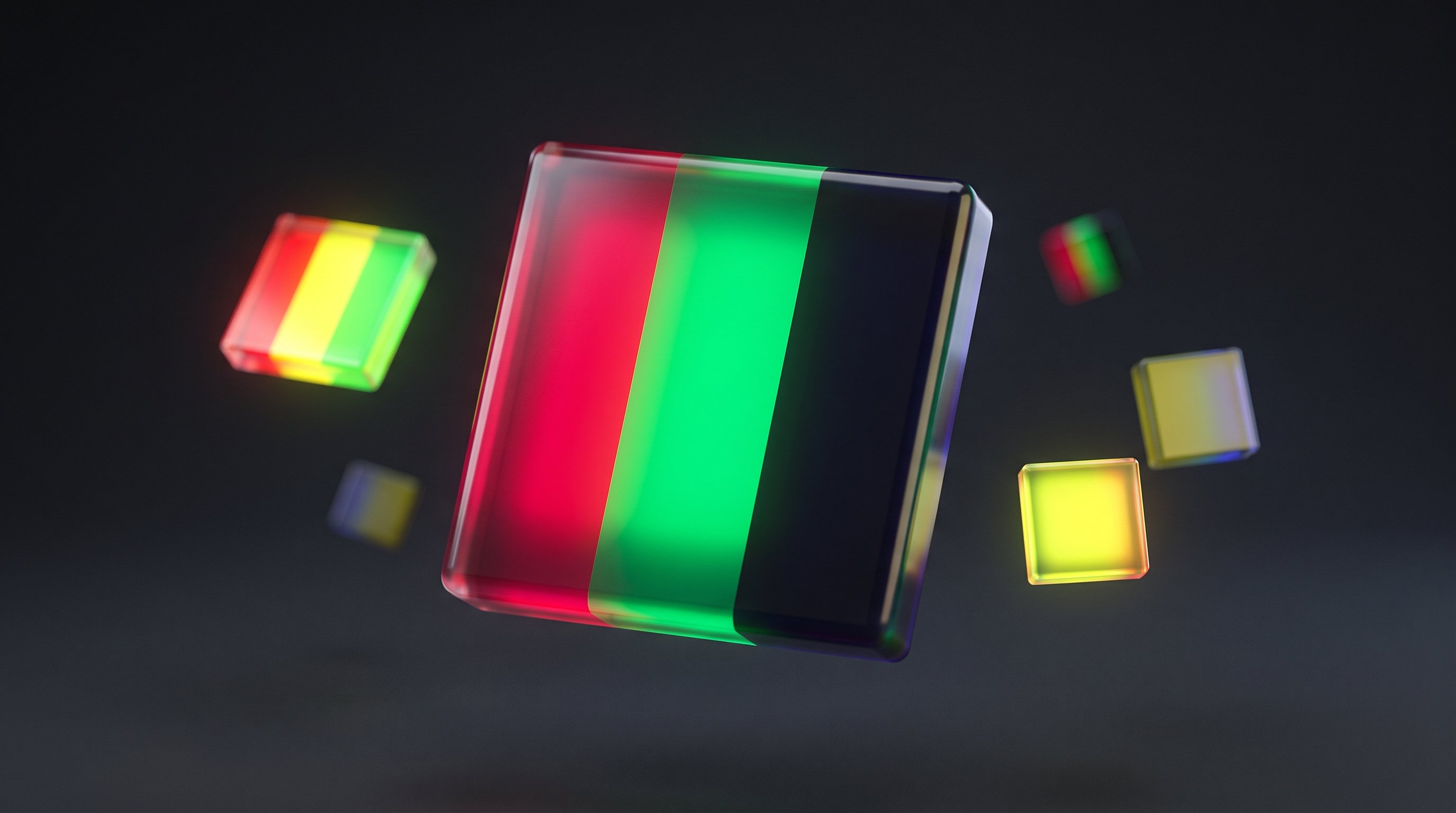 Горизонтальная сравнительная схема: слева блок «Свет (RGB)», справа блок «Краски (пигменты)». Каждый блок разделён на маленькие подпункты-строки с иконками: источник цвета, способ