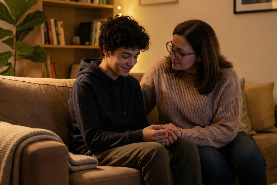 Пубертат у подростка, мама поддерживает