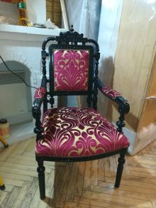 Полная реставрация кресла IXX века