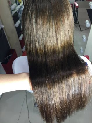 кератиновое выпрямление