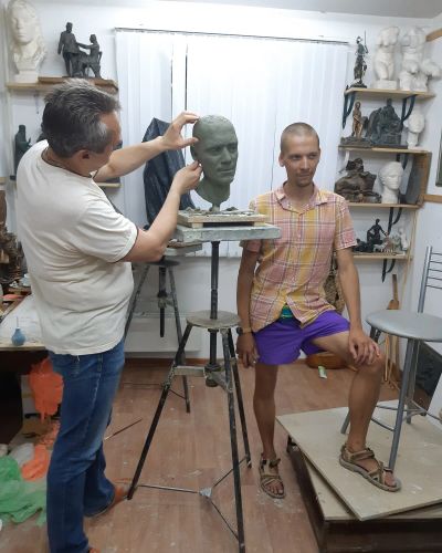 Учимся лепить портрет