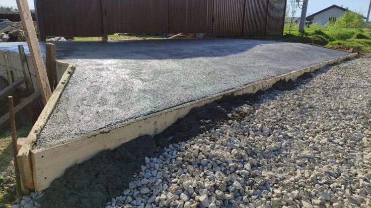 Заезд на участок