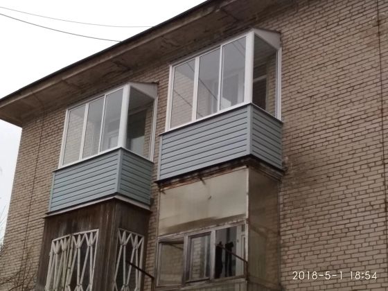 Остекление и обшивка балконов