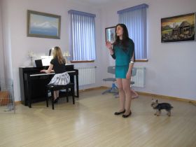 Домашний концерт в семье ученицы Элины Баграмян