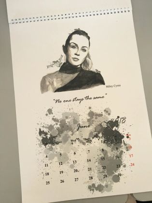 Страница из календаря