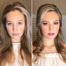 До и после: универсальный макияж со стрелкой