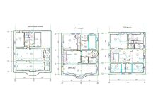 Обмеры внутренних помещений здания и составление обмерного чертежа