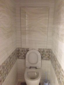 Туалет с приоткрытым люком-невидимкой