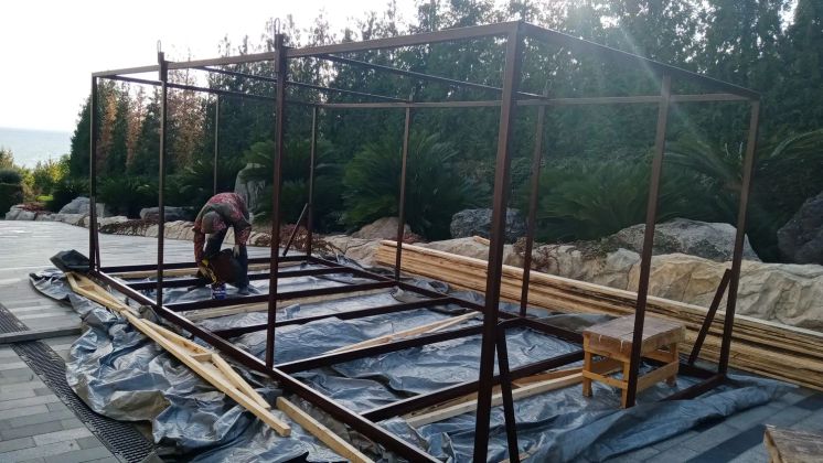 Каркас бытовки размер 6*3*2.80