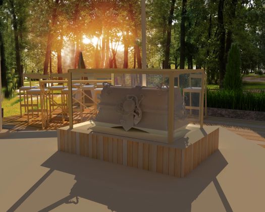 3D визуализация выставочного павильона