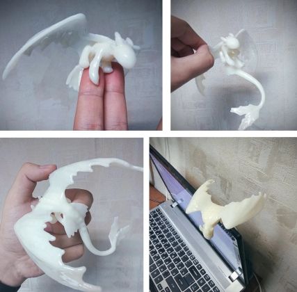 Результат 3D печати из ABS пластика и последующей склейки и обработки