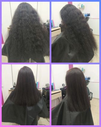 Две парикмахерши за работой: создают стильные и аккуратные прически