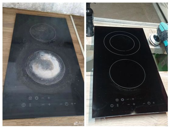 Полировка варочной поверхности