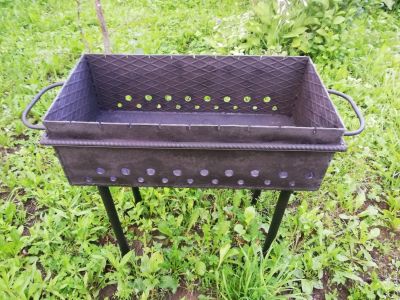 Мангал длина 60 см ширина 30 высота жаровни 22