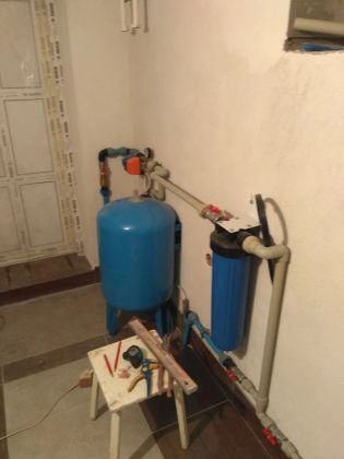 Водоснабжение индивидуального жилого дома (комбинированное- центральный водопровод и скважина)