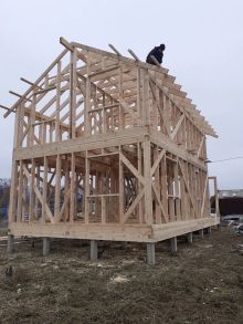 Как построить каркасный дом своими руками