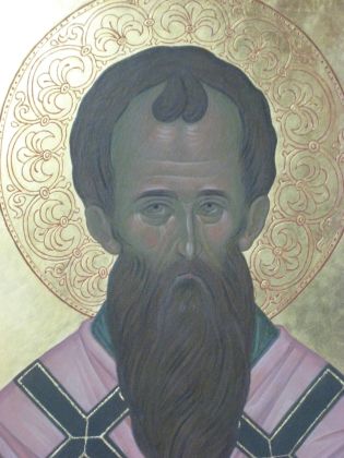 фрагмент иконы свт. Василия Великого (диплом)