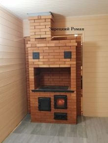 Печь на дровах для дома из кирпича: инструкция, порядовка + фото | Projetos