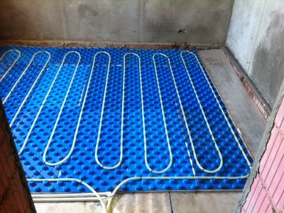 Монтаж теплого пола.