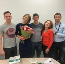 День учителя с группой в МС Bank Rus
