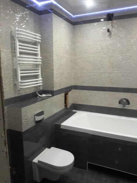 
Комплексная отделка ванной комнаты