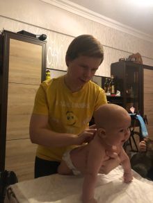 Оздоровительный массаж ребенку 4 месяцев