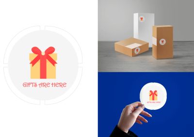 Логотип для интернет магазина подарков