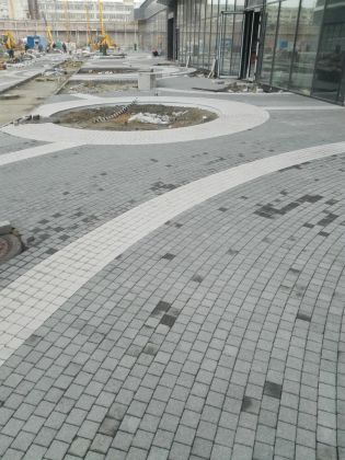 Укладка тротуарной плитки ЖК Символ