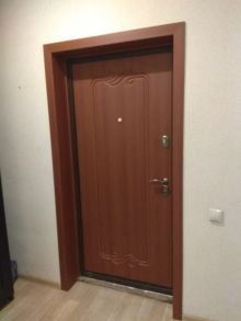 Реализация и монтаж входной двери с добором