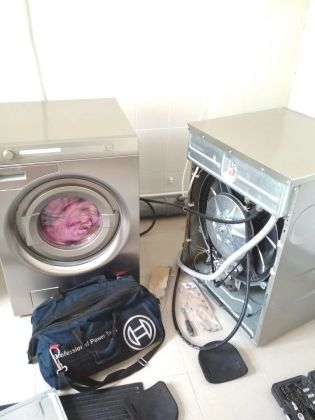 Замена нагревательных элементов стиральных машин!