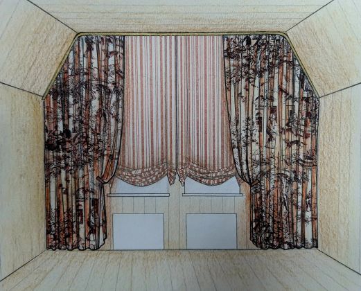Эскиз гостевой комнаты 
