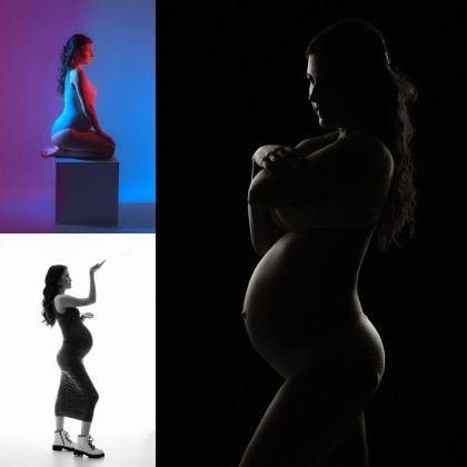 Фотосессия беременности и материнства в стиле фэшн 