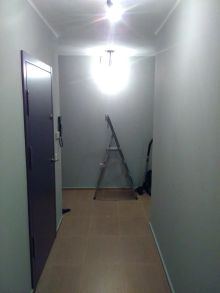 Покраска стен,потолка.ремонт  освещегия