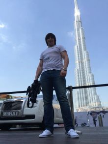 Съёмки в Дубае 