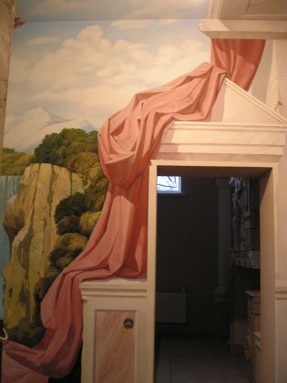 Роспись стен и потолков в частном доме