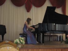Выступление на конкурсе в Казанской консерватории