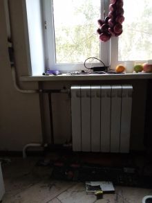 Сварка и монтаж радиатора отопления