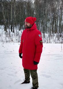 Куртка зимняя мужская с интегрированным капюшоном