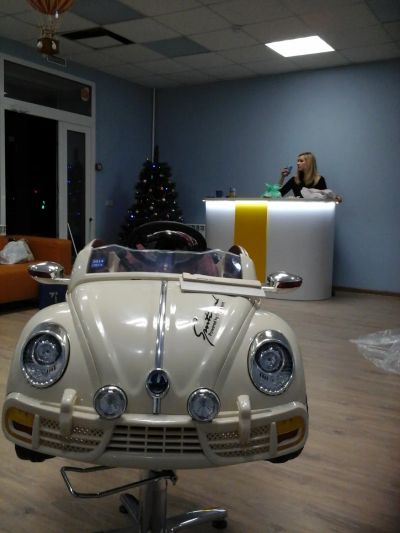 Ремонт детской парикмахерской "Букля" на Ленинском проспекте