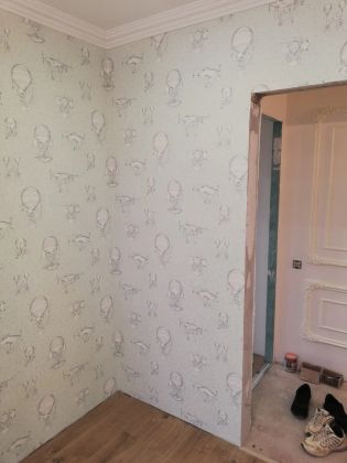Поклейка детской комнаты 