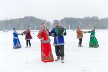 Зимняя программа от фольклорного ансамбля «Поляне»