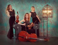 Струнное трио – дуэт скрипачек и виолончелистка 
