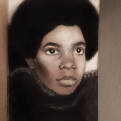 Майкл Джексон/портрет/пастель