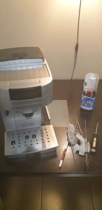Устранение кальциевой пробки на кофемашине DeLonghi Magnifica S