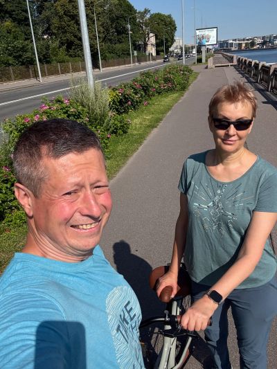 На индивидуальной тренировке по Велоспорту.