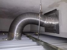 Реечный потолок и монтаж вентиляции