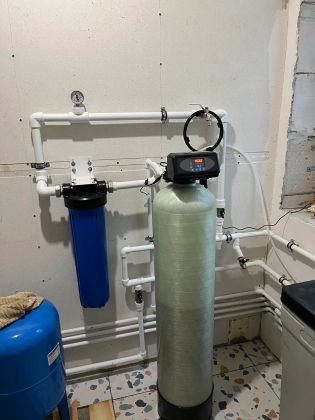 Система умягчения воды для частного дома из скважины (подбороборудования по предварительному анализу воды)