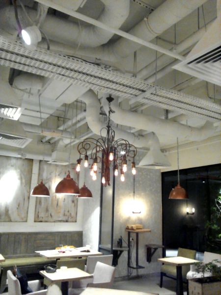 Ресторан в Москва Сити, декор интерьера, мебели, изготовление предметов интерьера